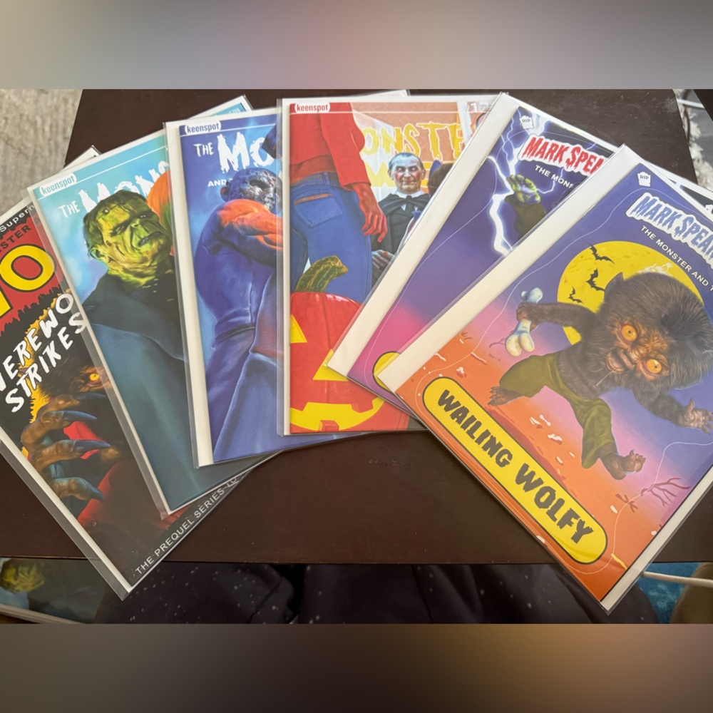 6  Monster Comic Lot - Colorful Covers